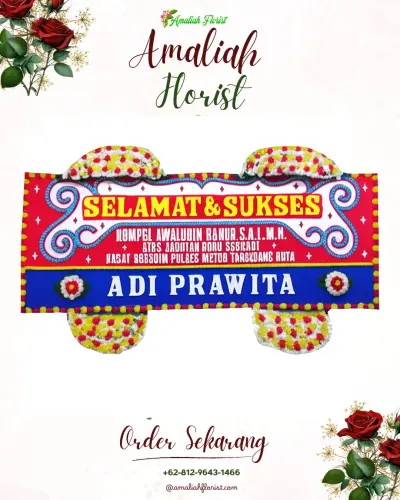 Karangan Bunga Ucapan Selamat di Sidogede