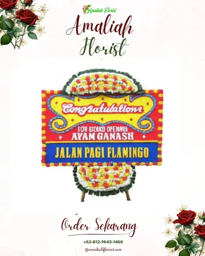 Bunga Papan Congratulation di Sidogede